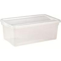 Ящик для хранения 5л с крышкой (330х190х120) кристалл 1/18