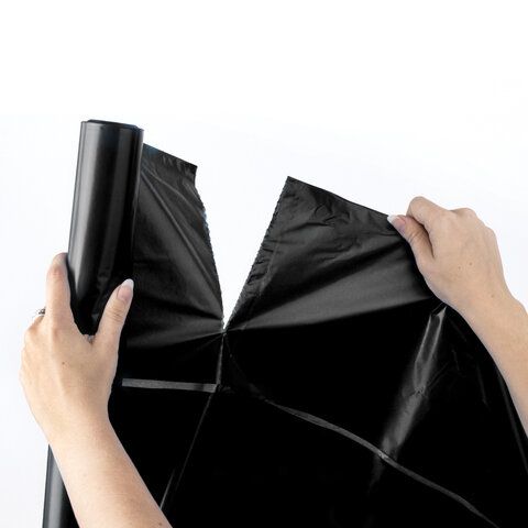 Мешок для мусора 120л рулон ПВД (70х110)-40 черный особо прочные LAIMA (10шт) 1/20 (клиент)