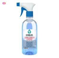 Средство для мытья стекол и зеркал 500мл ЭКОНОМ с распылителем Ecobliss 1/10 Средство для мытья стекол и зеркал 500мл ЭКОНОМ с распылителем Ecobliss 1/10
