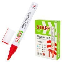Маркер-краска лаковый красный 2-4мм нитро-основа STAFF PROFIT 1/12