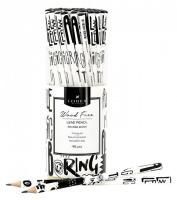 Карандаш ч/гр НВ заточенный трехгранный пластик LOREХ WOOD FREE GRUNGE 4EVER 1/48