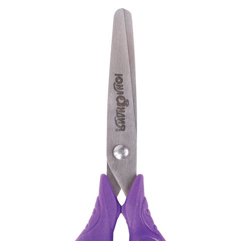 Ножницы 130мм метал европодвес Котик Мяу Юнландия  1/24