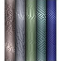 Бумага подарочная 70х100см 80г/м ассорти Meshu Геометрия 1/50 