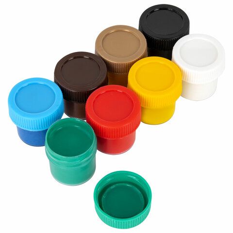 Гуашь 08цв 17,5 мл ЮНЛАНДИЯ ШКОЛЬНАЯ 1/18