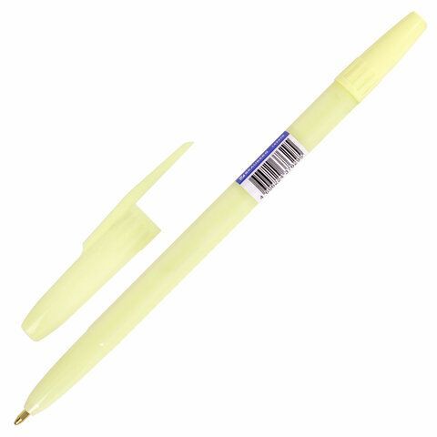 Ручка шариковая синяя узел 1мм линия 0,5мм РОССИЯ CARINA 1/36