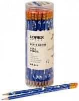 Карандаш ч/гр НВ заточенный трехгранный пластик LOREХ KIDS GOOSE 1/48