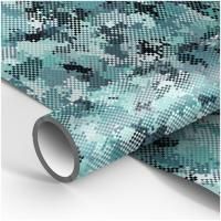 Бумага подарочная глянц 70х100см 80 г/м2 Абстрактный принт MESHU 1/50