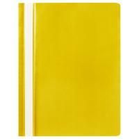 Папка скоросшиватель с прозр верхн лист STAFF желтый 1/25/500
