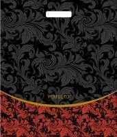 Пакет с вырубной ручкой (42х48)-90 Перфекто Руж Тико 25/300