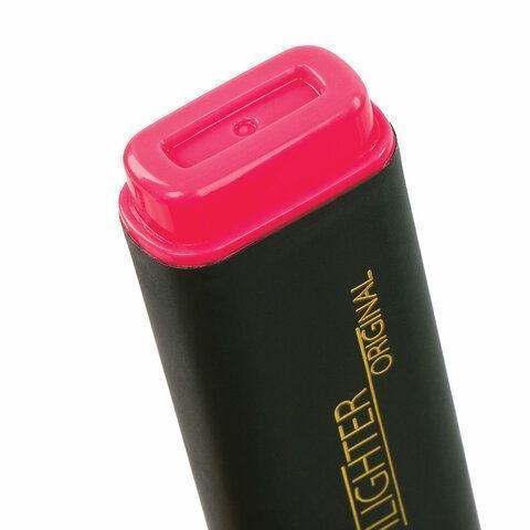 Текстмаркер розовый 1-5 мм скошенный наконечник BRAUBERG ORIGINAL 1/12/576