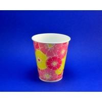 Стакан бумажный для холодных напитков 400мл d-90 Цитрус красный 50/800