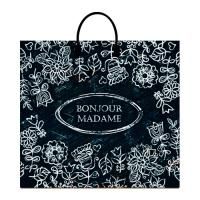 Пакет с пластмассовыми ручками (34х37)-80 Мадам 10/100