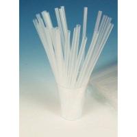 Трубочки для коктейля 240х7 прямые прозрачные MILK (250шт) 1/23