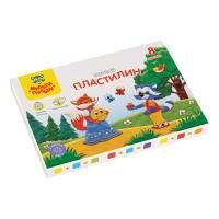 Пластилин 08цв 96г со стеком Енот в сказке Мульти-Пульти 1/30