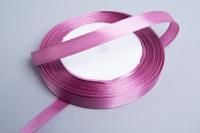 Лента атласная 10мм 25м брусничная 1/10