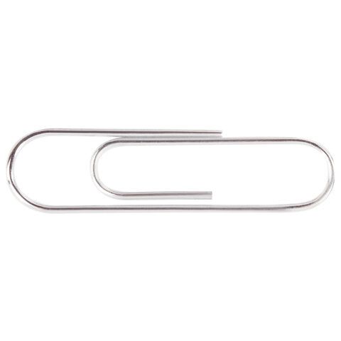 Скрепки 28мм 100шт металлические эконом STAFF 1/10