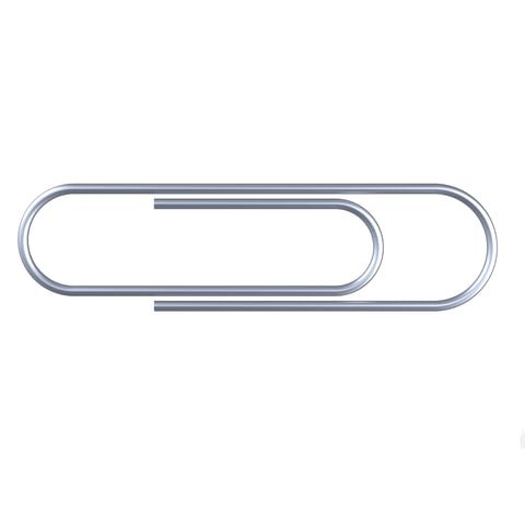 Скрепки 28мм 100шт оцинкованные эконом STAFF 1/144