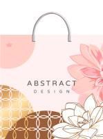 Пакет с пластмассовыми ручками (35х36)-85 Розовый беж Тико 10/100