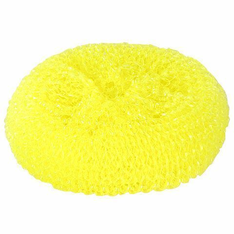 Мочалка для посуды пластиковая (3шт) ЛАЙМА сетчатые по 7г 1/100 (клиент)