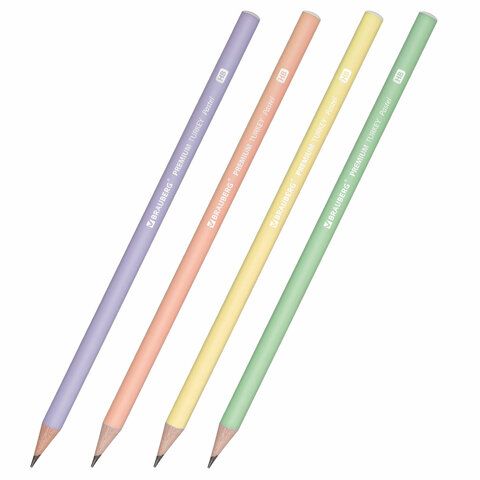 Карандаш чернографитный BRAUBERG PREMIUM TURKEY, 1 шт, 
