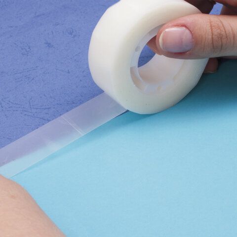 Клейкая лента (скотч) (19х33) матовая BRAUBERG 1/156 (Клиент)