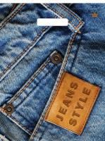 Пакет с вырубной ручкой (31х40)-30 Джинс Стайл 50/1300