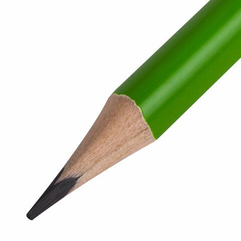 Карандаш ч/гр HB с ластиком трехгранный корпус неон ассорти Brauberg 1/12/2880