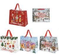 НГ Пакет подарочный бумажный (26х32х13) ассорти Winter Wonderland 1/12/144