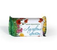 Мыло туалетное 90гр в обертке Луговые цветы 1/80 Мыло туалетное 90гр в обертке Луговые цветы 1/80