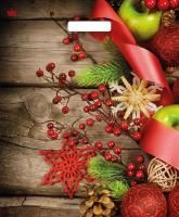 НГ Пакет с вырубной ручкой (38х45)-60 Зимняя калина ТИКО 50/500