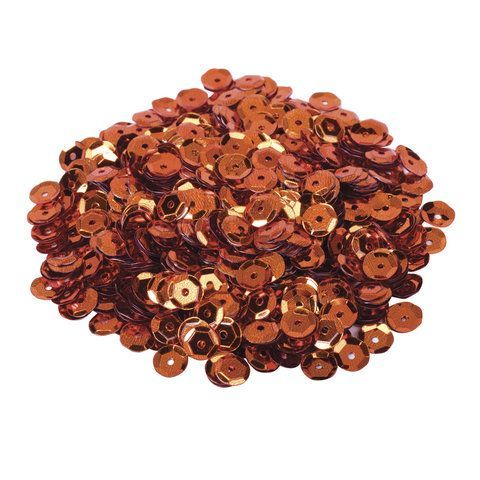 Пайетки для творчества КЛАССИКА, ЗОЛОТО, СЕРЕБРО, МЕДЬ, 6мм, 30г., ОСТРОВ СОКРОВИЩ (вывод)