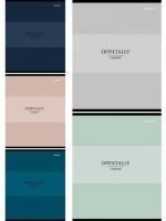 Тетрадь 48л А5 клетка мелованный картон OFFICIALLY  1/5/100