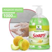 Мыло жидкое 1л с дозатором Soapy Light Зеленая дыня Clean&Green 1/6 Мыло жидкое 1л с дозатором Soapy Light Зеленая дыня Clean&Green 1/6