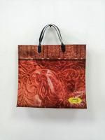 Пакет с пластмассовыми ручками (33х30+10) Кожа средн 10/50