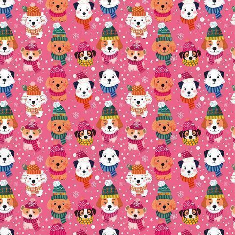 НГ Бумага упаковочная 70х100см ЗОЛОТАЯ СКАЗКА Веселый НГ 10дизайнов 105г/м2 1/50