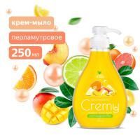 Мыло жидкое крем 250мл с дозатором Cremy тропикано с перламутром Clean&Green 1/12 Мыло жидкое крем 250мл с дозатором Cremy тропикано с перламутром Clean&Green 1/12