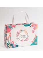 Пакет подарочный бумажный (30х20х10) Это твой день 1/200