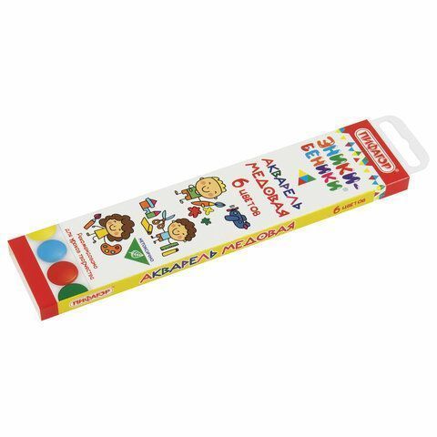 Краски акварельные 06цв медовые Пифагор Эники-Беники 1/30