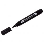 Маркер перманентный черный 3мм круглый наконечник OfficeSpace 1/12/1200