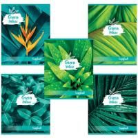 Тетрадь 48л А5 клетка обложка картон GREEN NATURE BRAUBERG 1/10/100