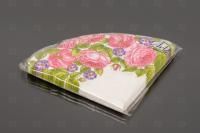 Салфетки 3-сл d 32 см  Rondo Розы (12) 1/15