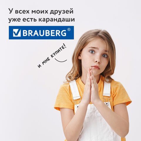 Карандаши цветные 18цв пластиковые, трехгранные, грифель мягкий 3 мм BRAUBERG PREMIUM 1/8/160