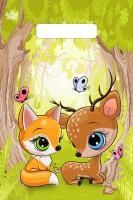 Пакет с вырубной ручкой (20х30)-30 Волшебный лес Тико 100/3000